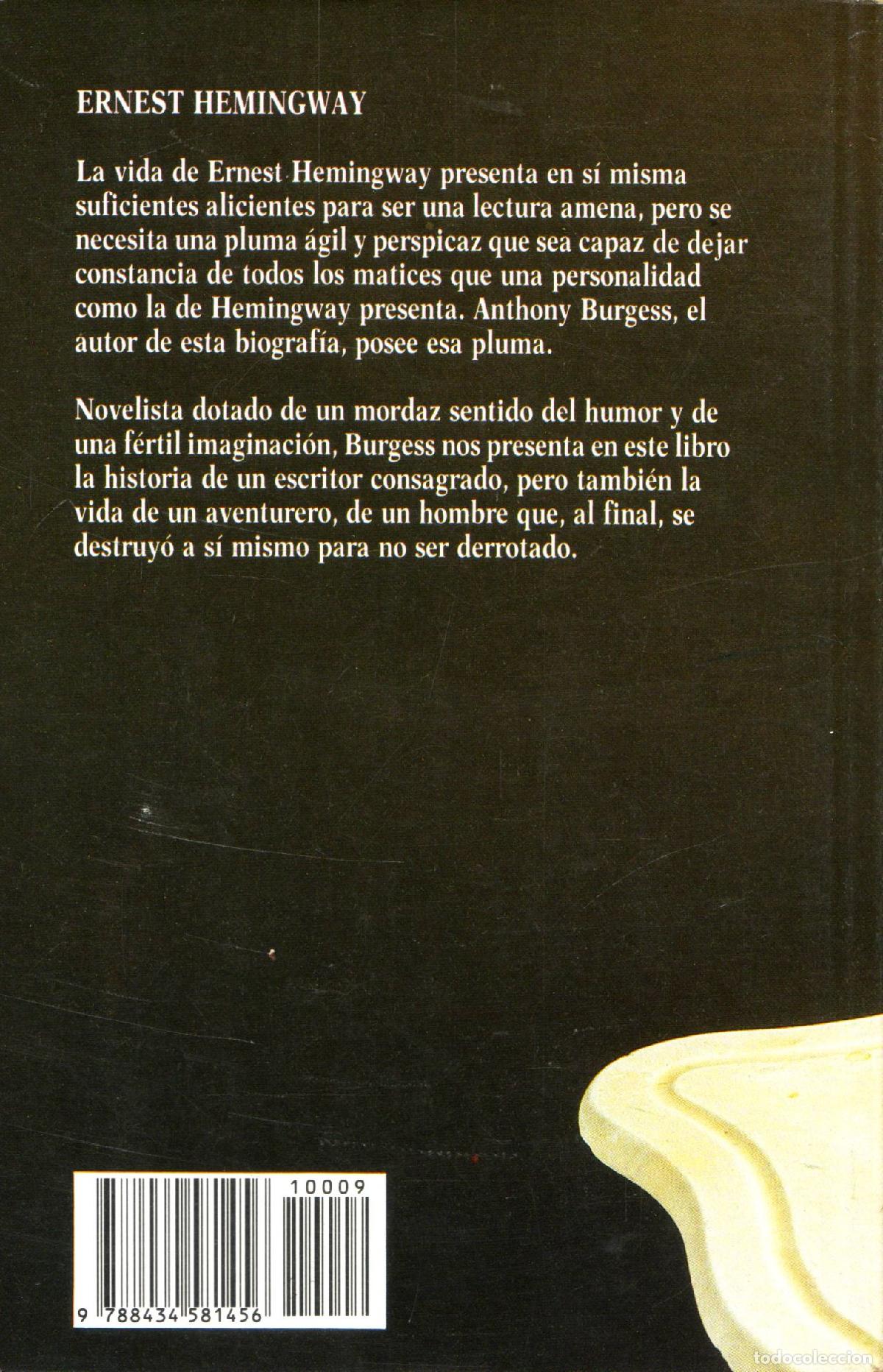 Libros de segunda mano: Hemingway - Burgess, Anthony - Foto 3