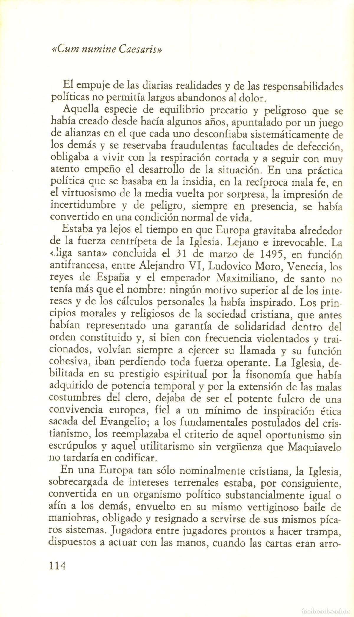 Libros de segunda mano: Cesar Borgia - Fusero, Clemente - Foto 2
