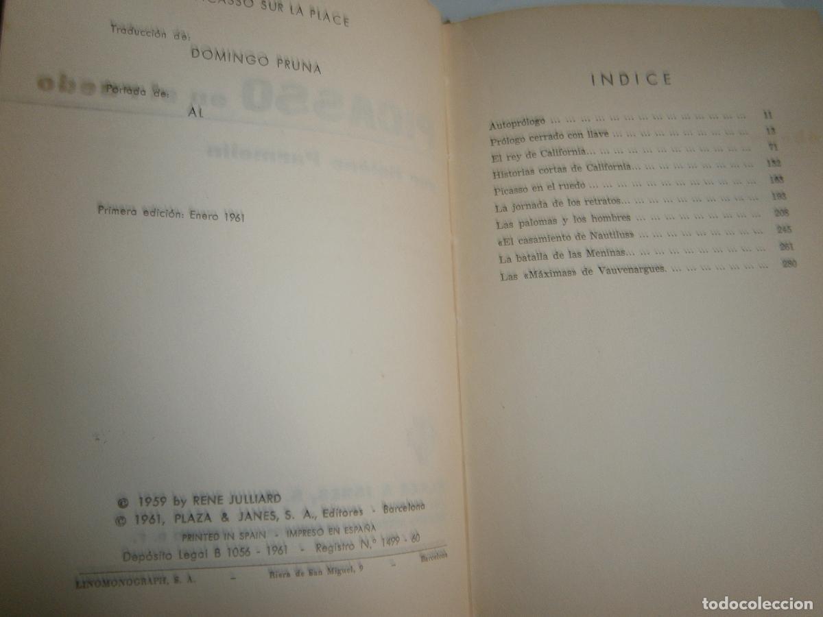 Libros de segunda mano: PICASSO EN EL RUEDO - Foto 2