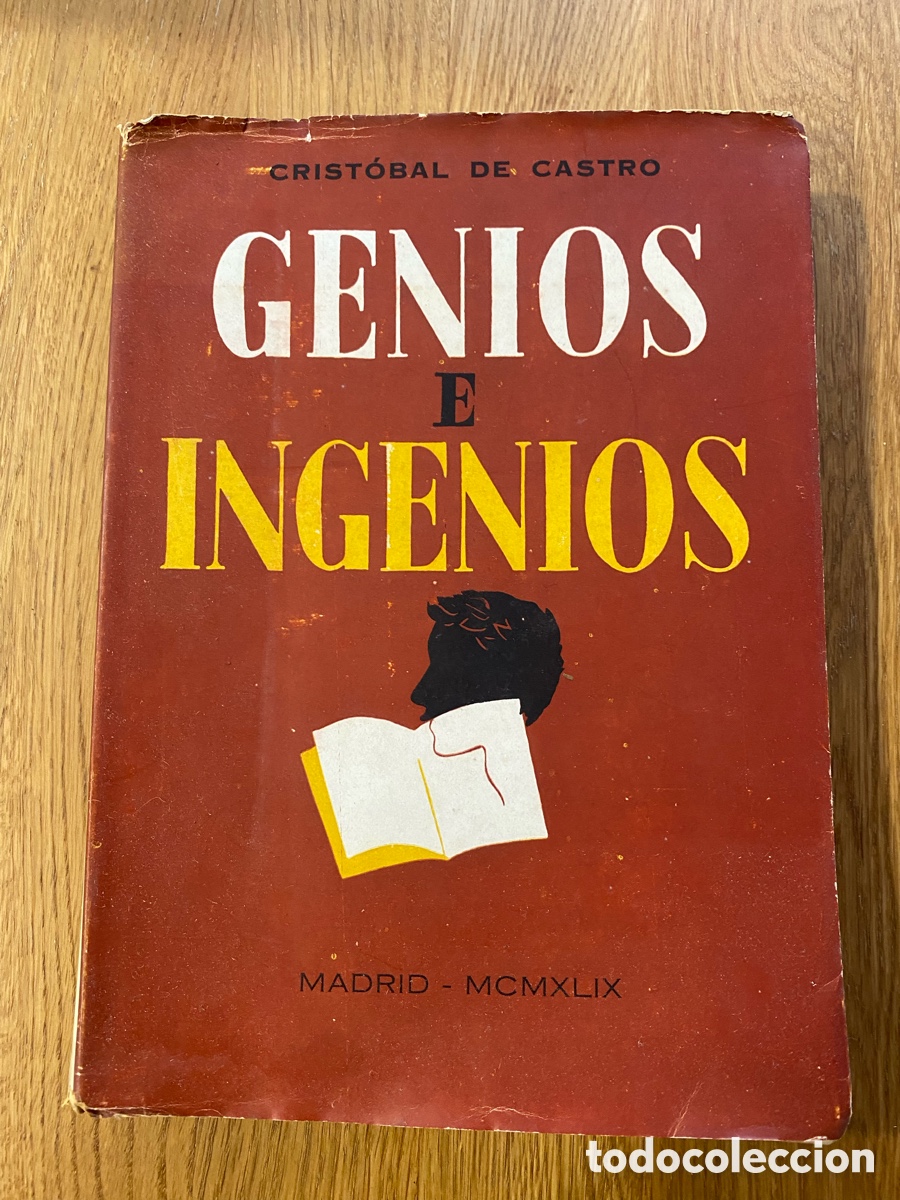 Libros de segunda mano: CASTRO, Crist&oacute;bal de - Genios e ingenios : 41 semblanzas - Foto 1
