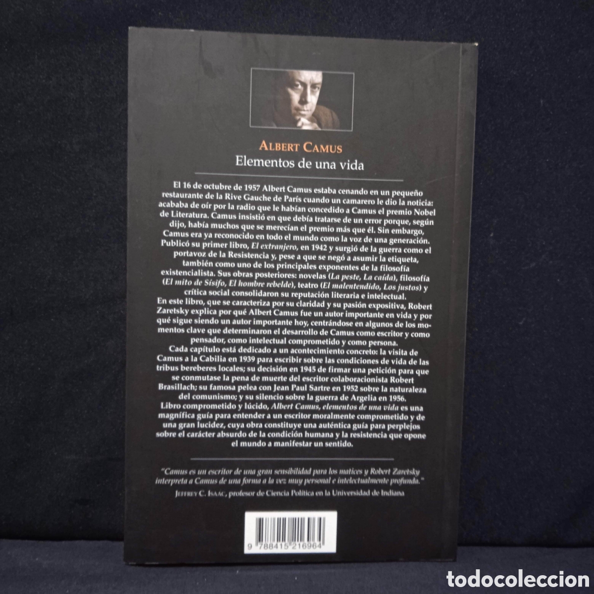 Libros de segunda mano: ALBERT CAMUS ELEMENTOS DE UNA VIDA - ROBERT ZARETSKY #8558 - Foto 2