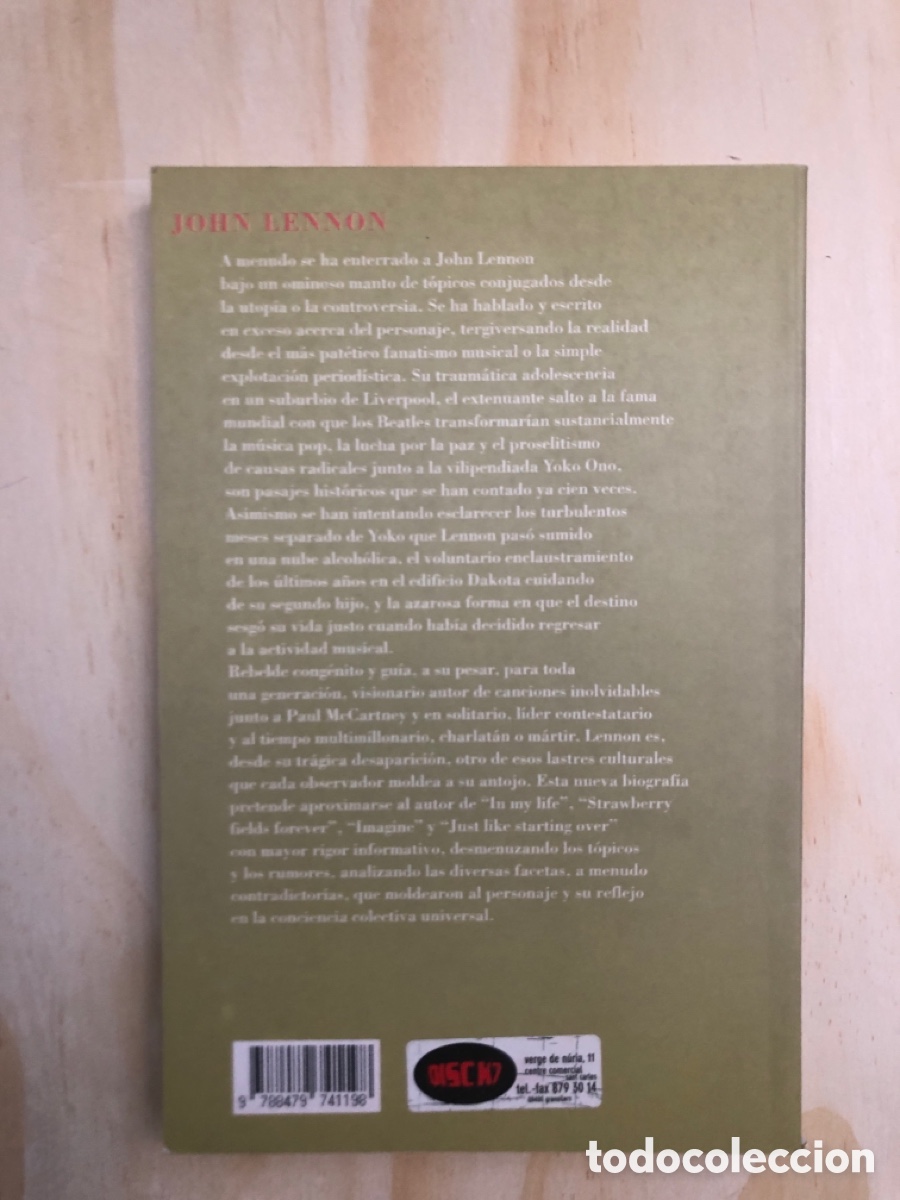 Libros de segunda mano: John Lennon Pop-Rock Ignacio Juli&agrave; 1996 - Foto 2