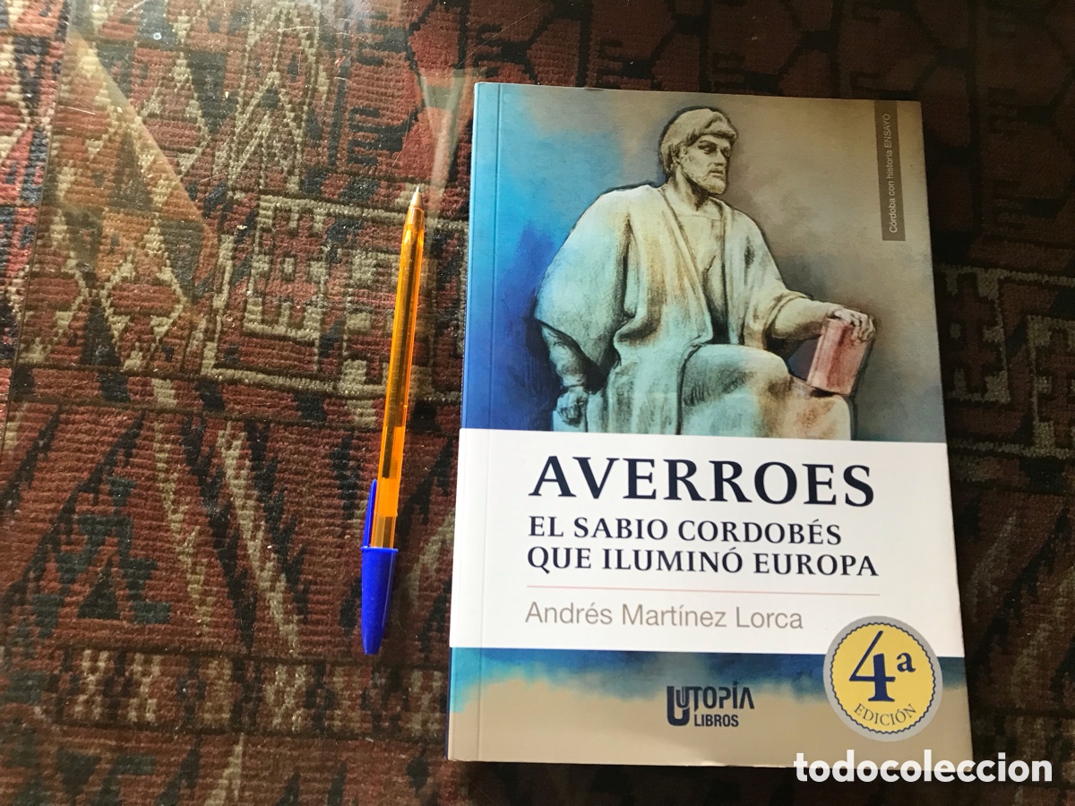 Libros de segunda mano: Averroes. Andr&eacute;s Mart&iacute;nez Lorca. Utop&iacute;a. Como nuevo - Foto 1
