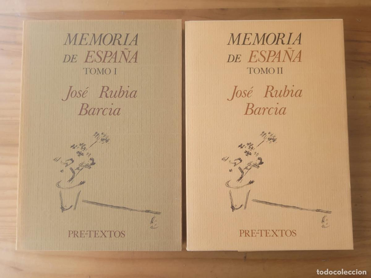 Libri di seconda mano: MEMORIA DE ESPA&Ntilde;A TOMOS I Y II - JOS&Eacute; RUBIA BARCIA