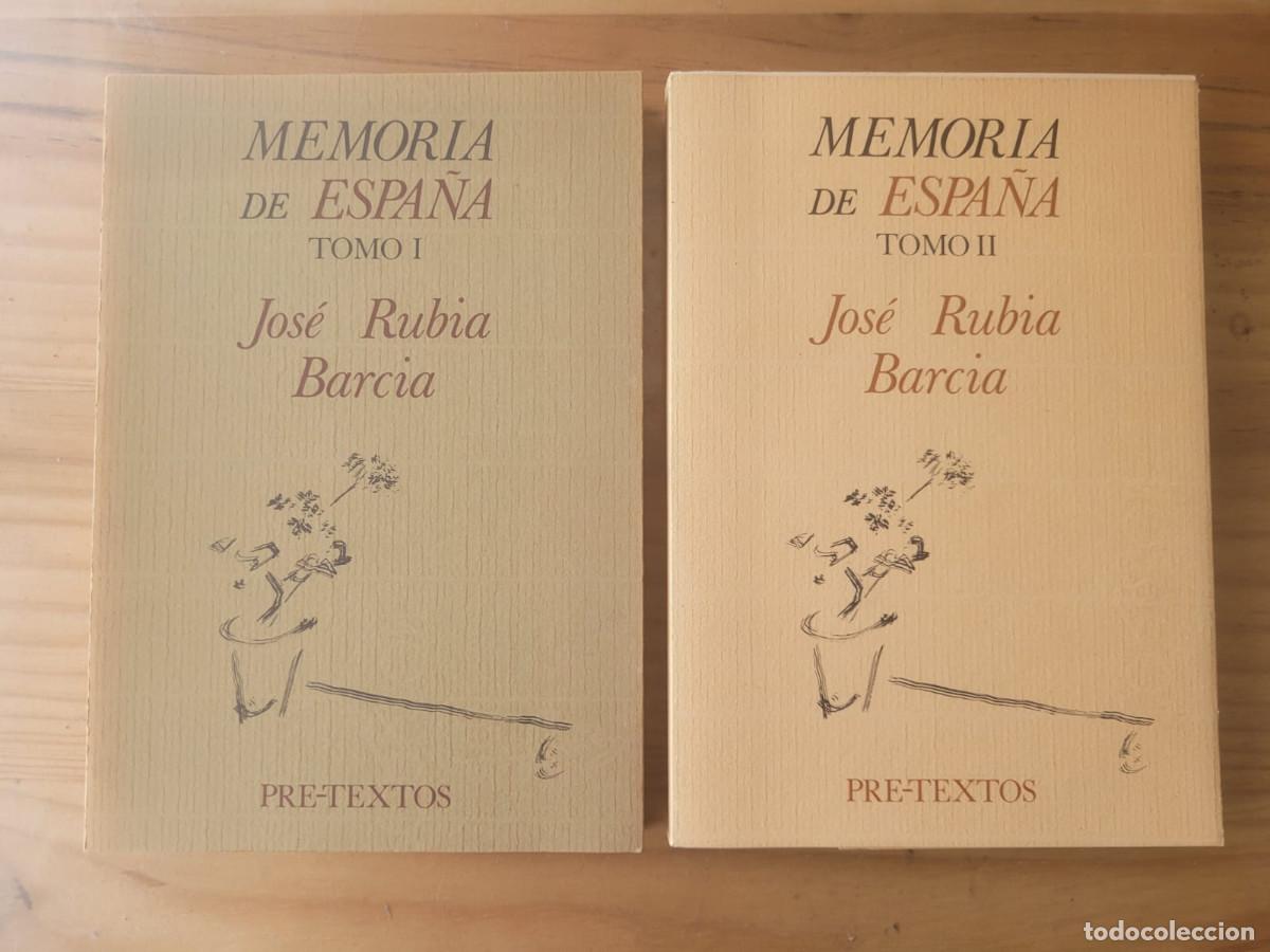 Libri di seconda mano: MEMORIA DE ESPA&Ntilde;A TOMOS I Y II - JOS&Eacute; RUBIA BARCIA