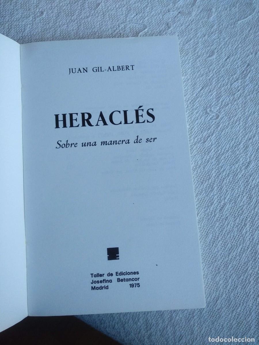 Libros de segunda mano: Heracl&eacute;s, Juan Gil-Albert - Foto 2