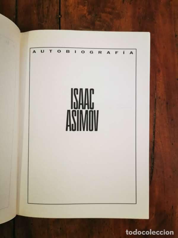 Libros de segunda mano: ASIMOV, Isaac. Memorias - Foto 2