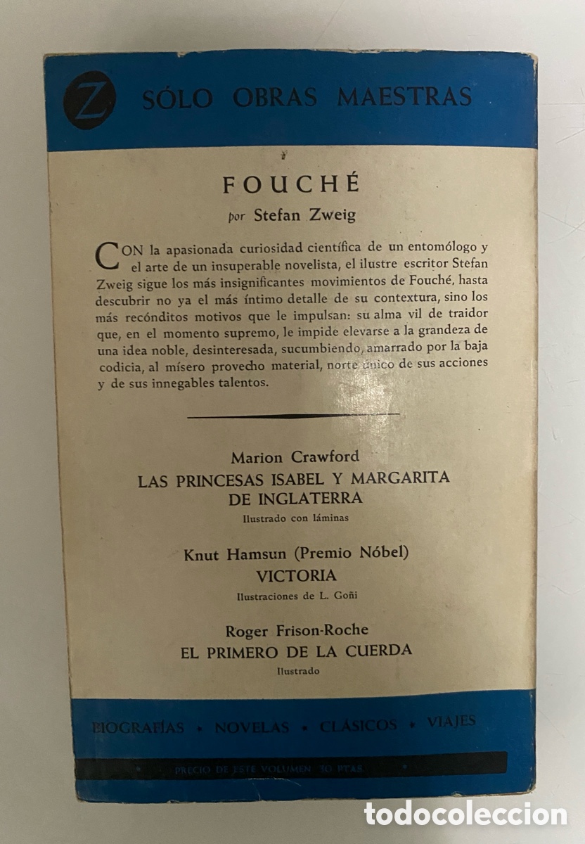 Libros de segunda mano: Fouch&eacute;: El genio tenebroso - ZWEIG, Stefan - Foto 2