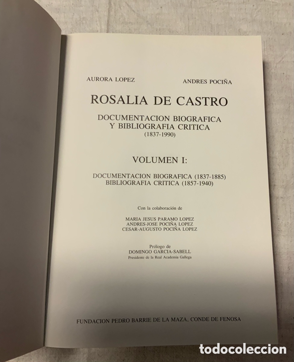 Libros de segunda mano: Rosal&iacute;a De Castro. 3 tomos - Foto 3