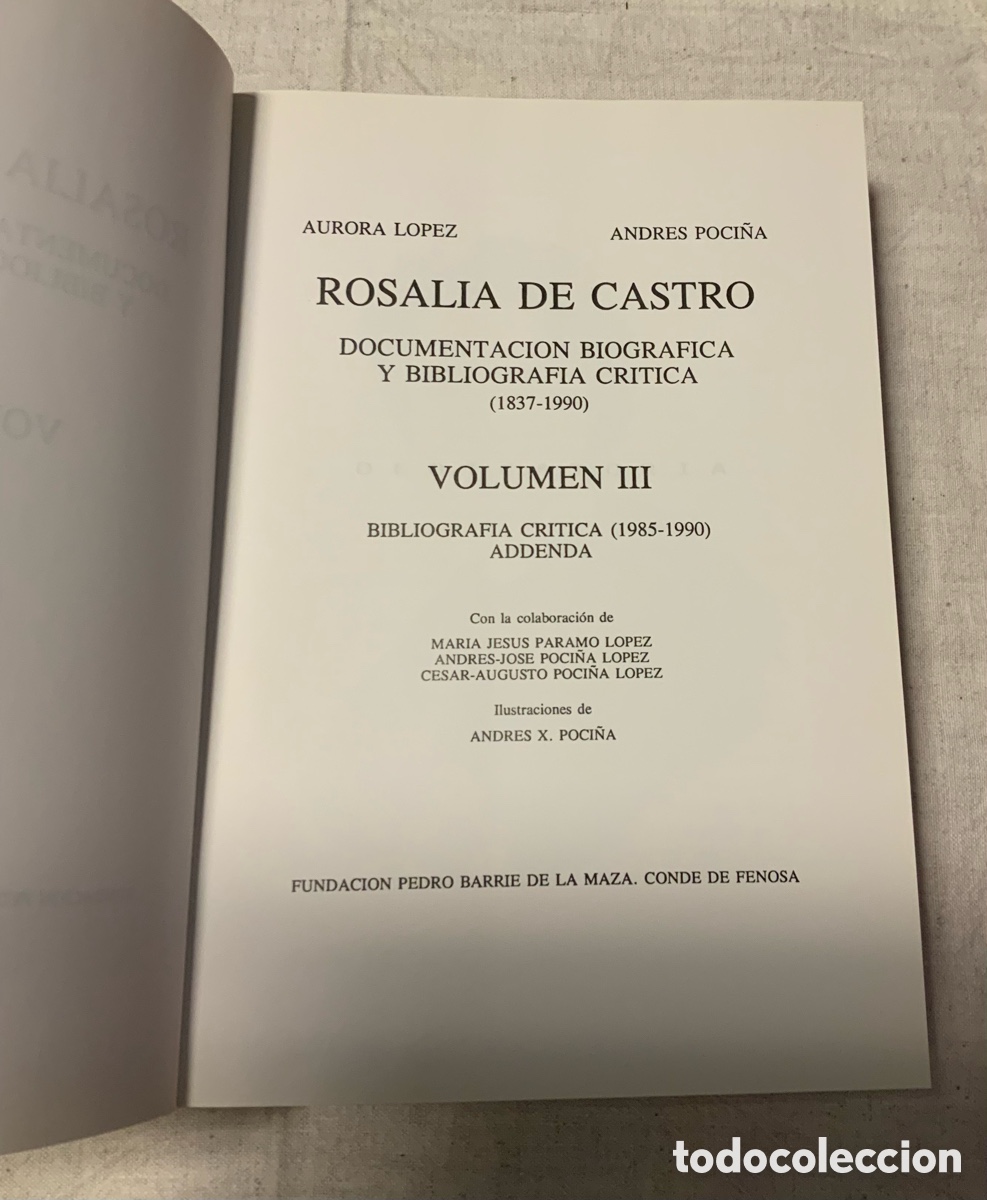 Libros de segunda mano: Rosal&iacute;a De Castro. 3 tomos - Foto 9
