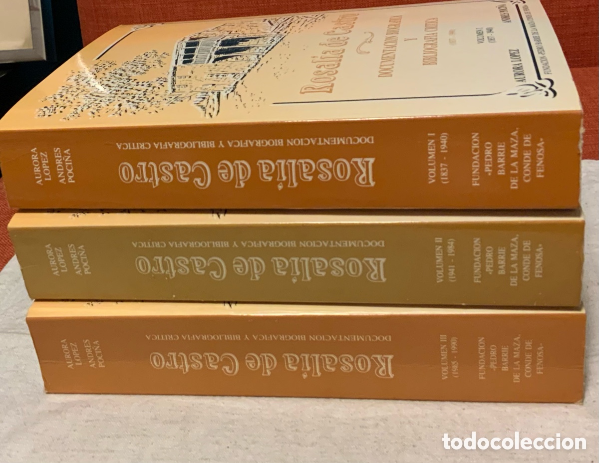 Libros de segunda mano: Rosal&iacute;a De Castro. 3 tomos - Foto 10