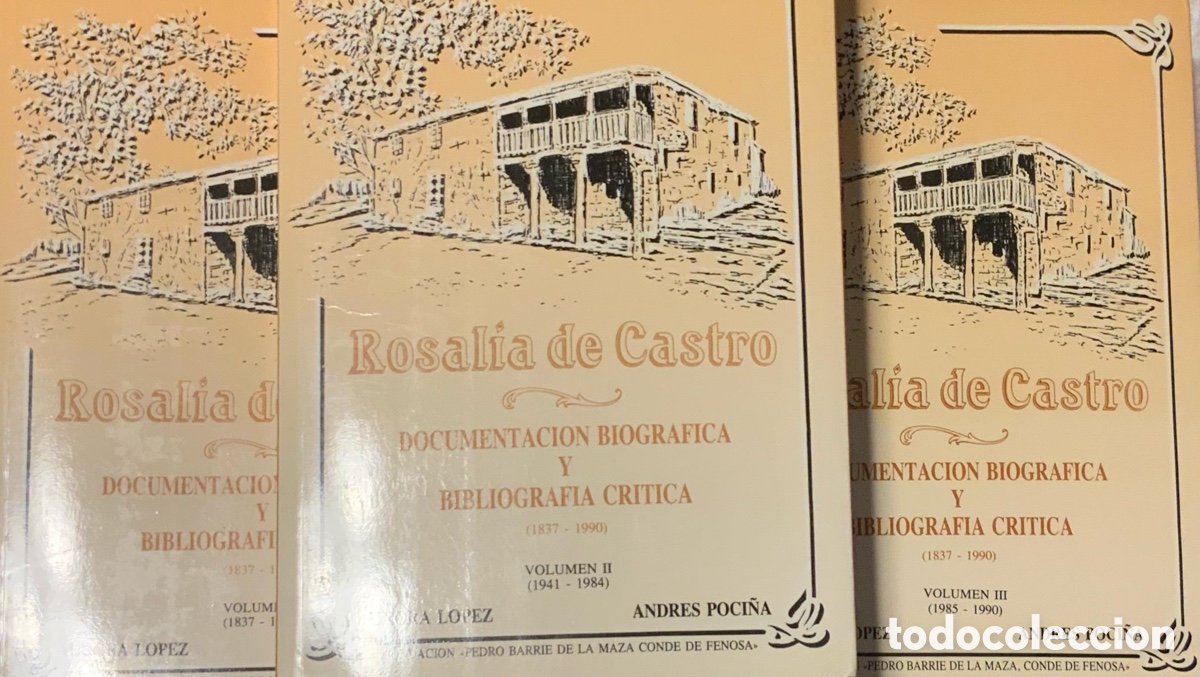Libros de segunda mano: Rosal&iacute;a De Castro. 3 tomos - Foto 1