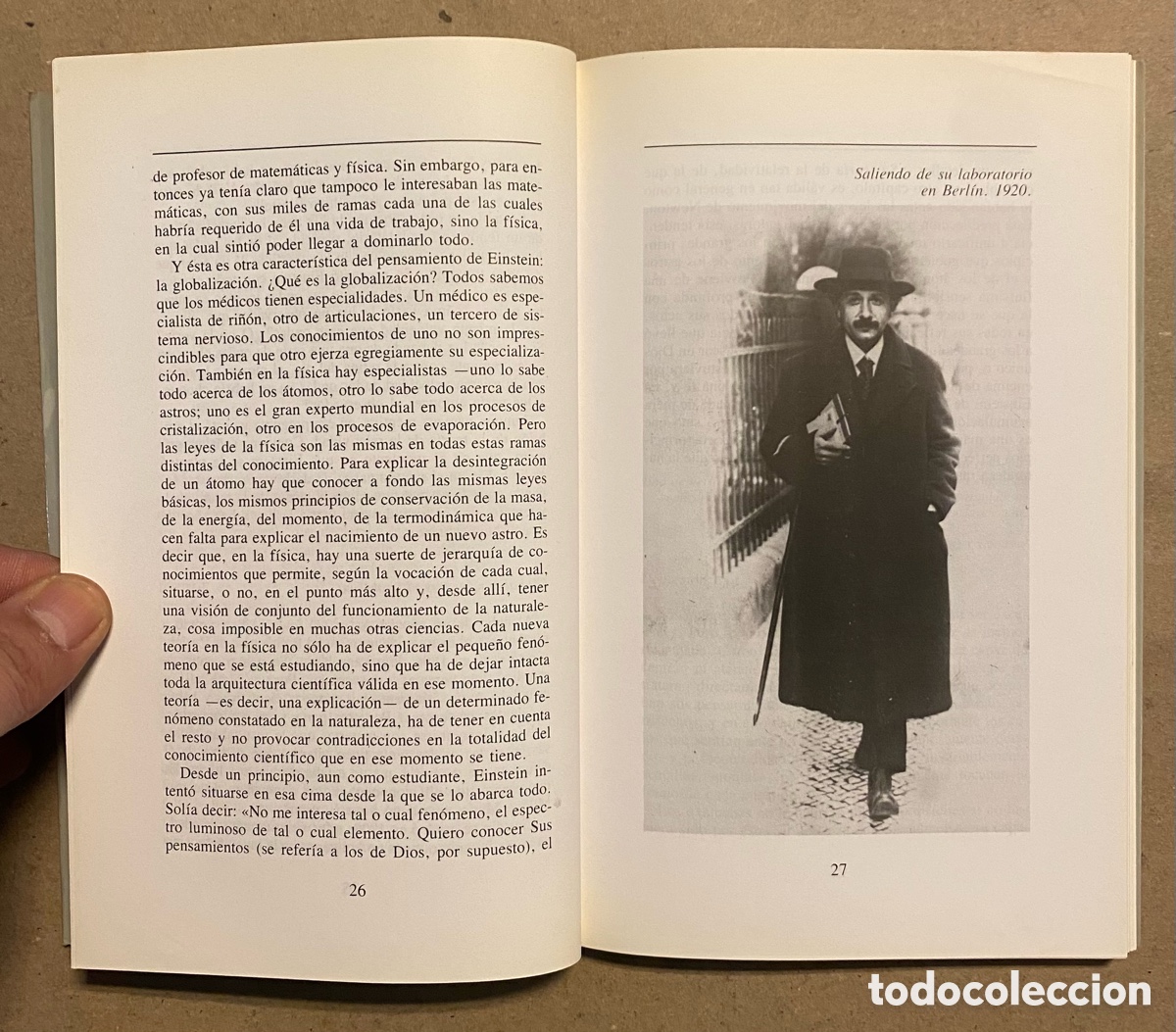 Libros de segunda mano: ALBERT EINSTEIN. MARIO MUCHNIK. EDITORIAL LUMEN 1989. - Foto 4