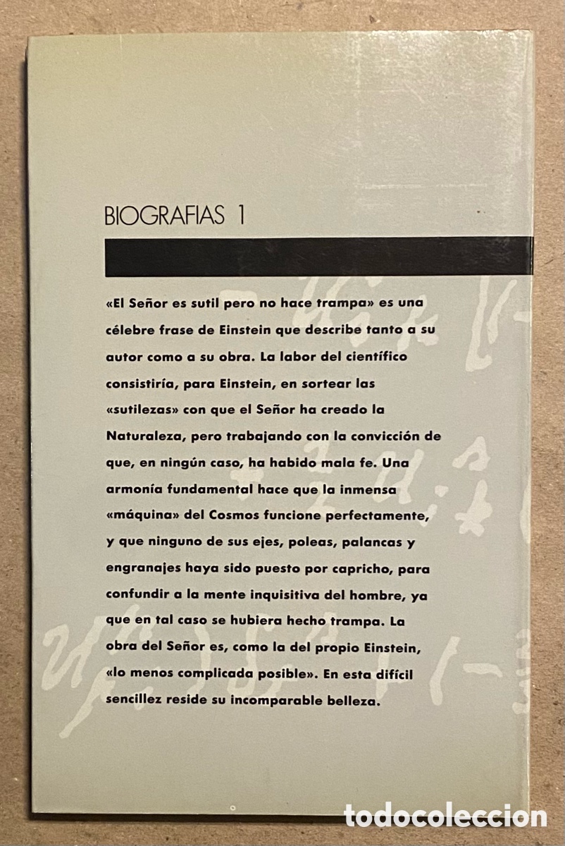 Libros de segunda mano: ALBERT EINSTEIN. MARIO MUCHNIK. EDITORIAL LUMEN 1989. - Foto 6