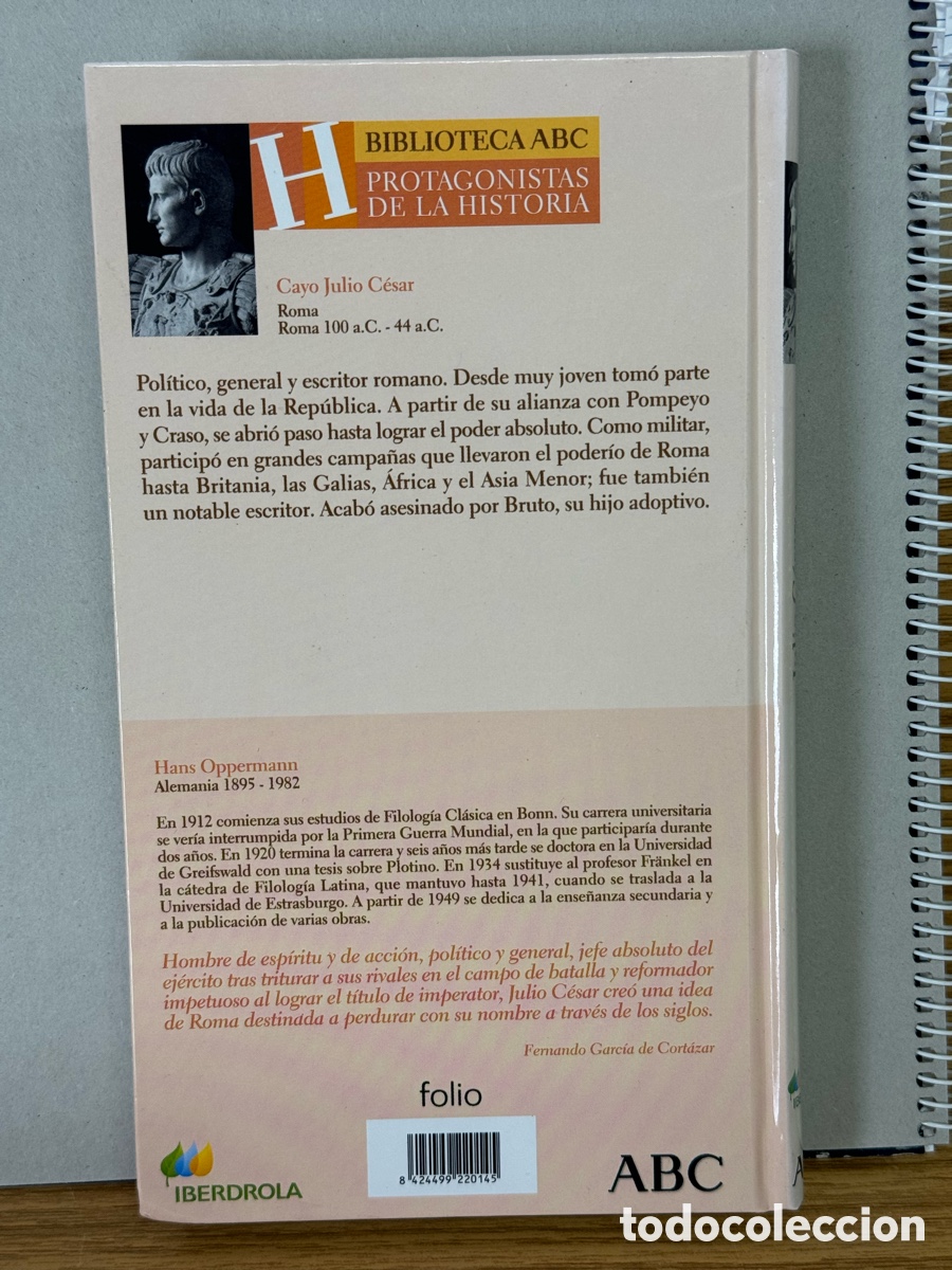Libros de segunda mano: Libro: Biograf&iacute;a, Julio C&eacute;sar - Foto 2
