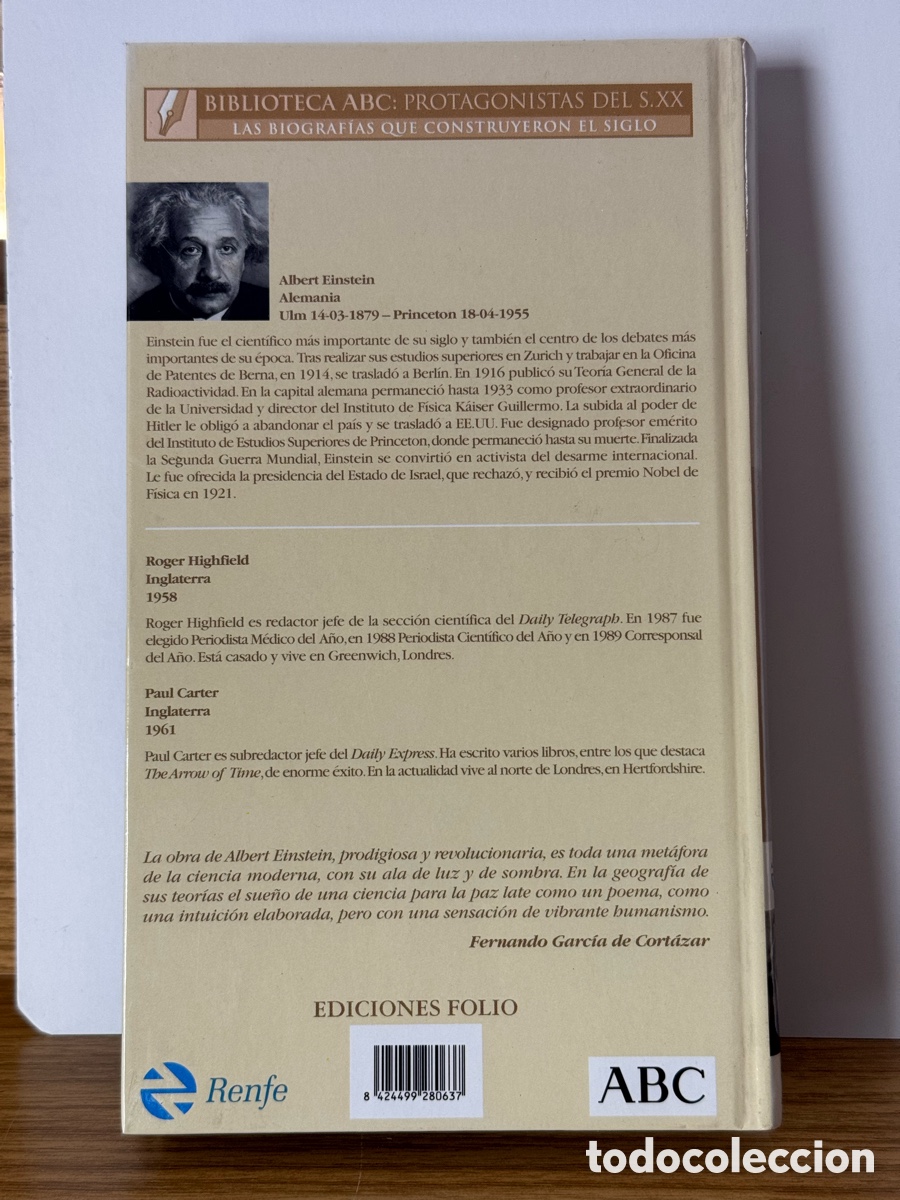 Libros de segunda mano: Libro Biograf&iacute;a: Albert Einstein - Foto 2