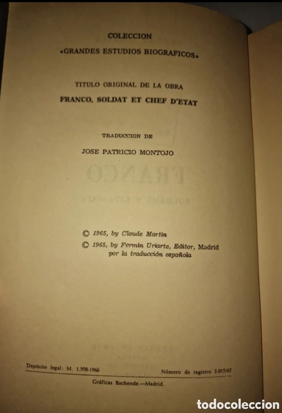 Libros de segunda mano: Franco, Soldado y Estadista - Foto 5