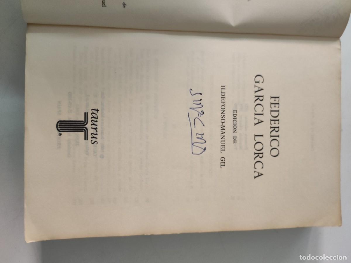 Libros de segunda mano: Federico Garc&iacute;a Lorca. Ildefonso Manuel Gil. - Foto 3