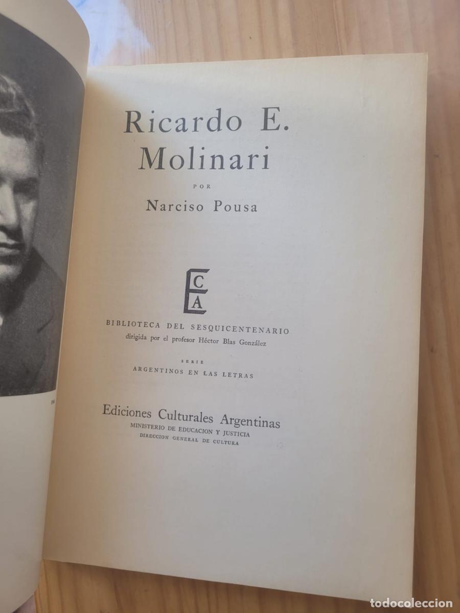 Libros de segunda mano: RICARDO E. MOLINARI - NARCISO POUSA - Foto 3