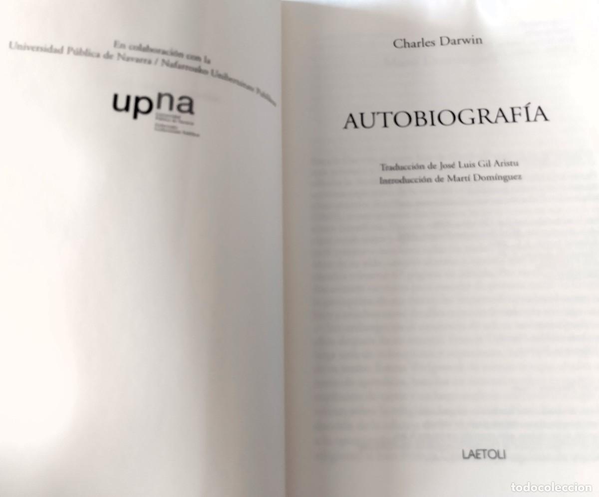 Libros de segunda mano: Charles Darwin, Autobiograf&iacute;a, Darwin, 2008, - Foto 3