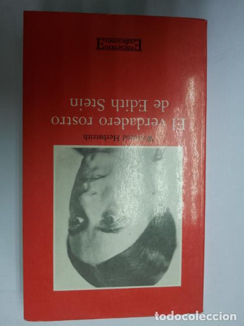 Libros de segunda mano: El verdadero rostro de Edith Stein - Waltraud Herbstrith - Foto 1