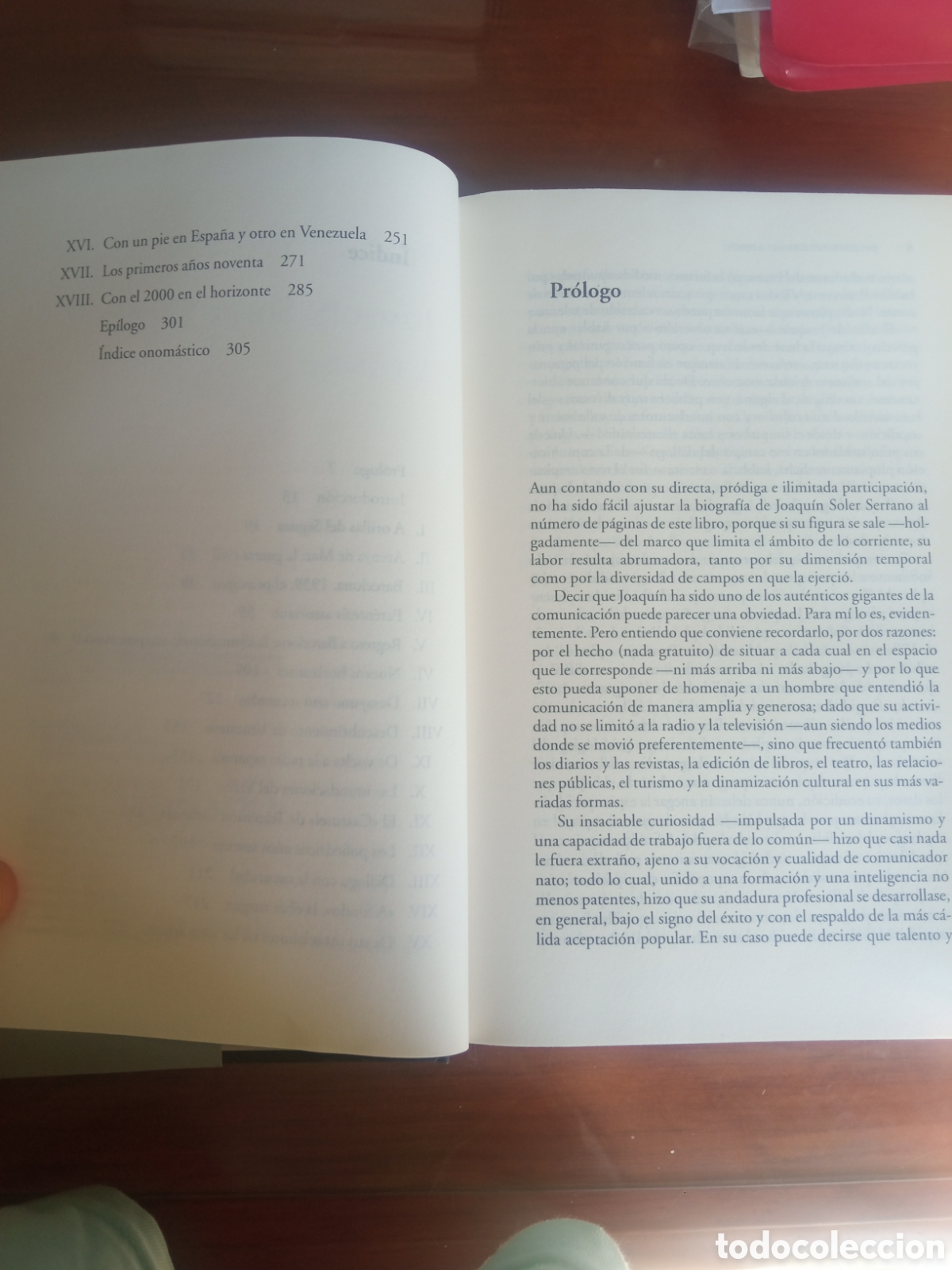 Libros de segunda mano: Joaqu&iacute;n Soler Serrano a fondo, Joan Muns&oacute; Cab&uacute;s. - Foto 5