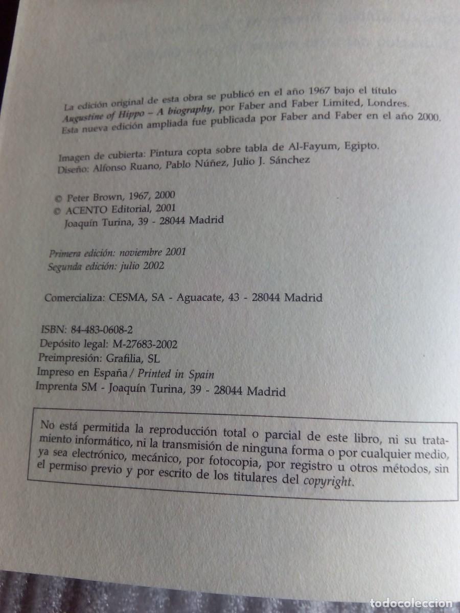 Libros de segunda mano: AGUST&Iacute;N / PETER BROWN - Foto 6