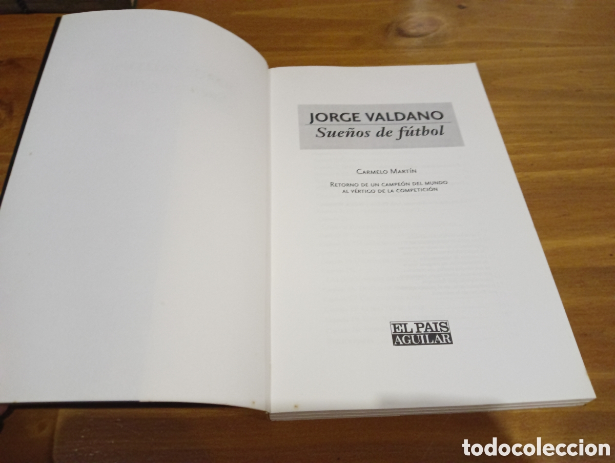 Libros de segunda mano: Valdano. Sue&ntilde;os de f&uacute;tbol. - Foto 2