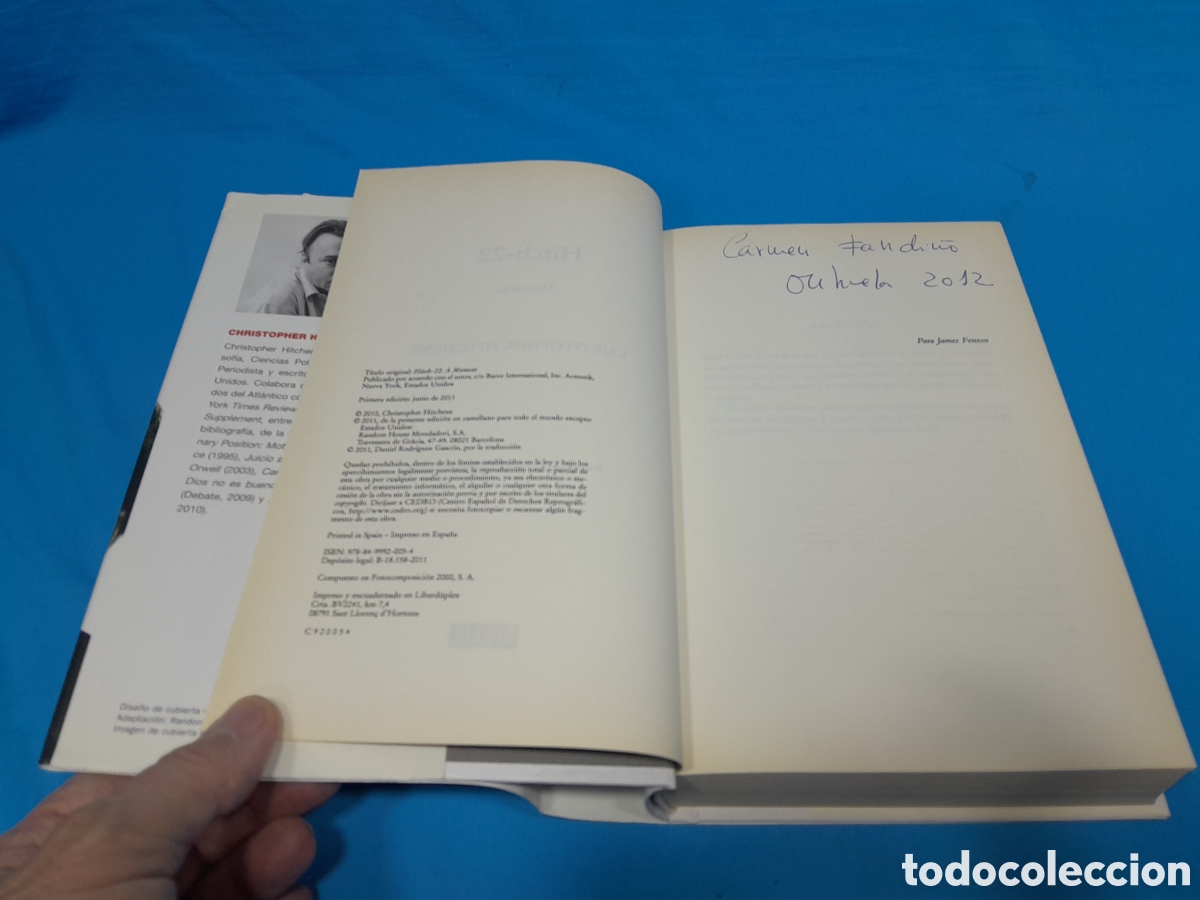 Libros de segunda mano: HITCH-22 - CHRISTOPHER HITCHENS - DEBATE - Foto 3