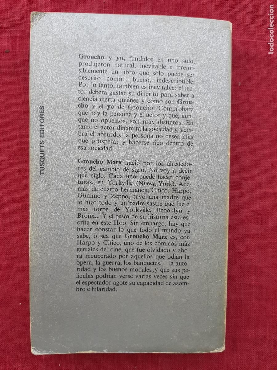 Libros de segunda mano: Groucho y yo - Marx, Groucho - Foto 2