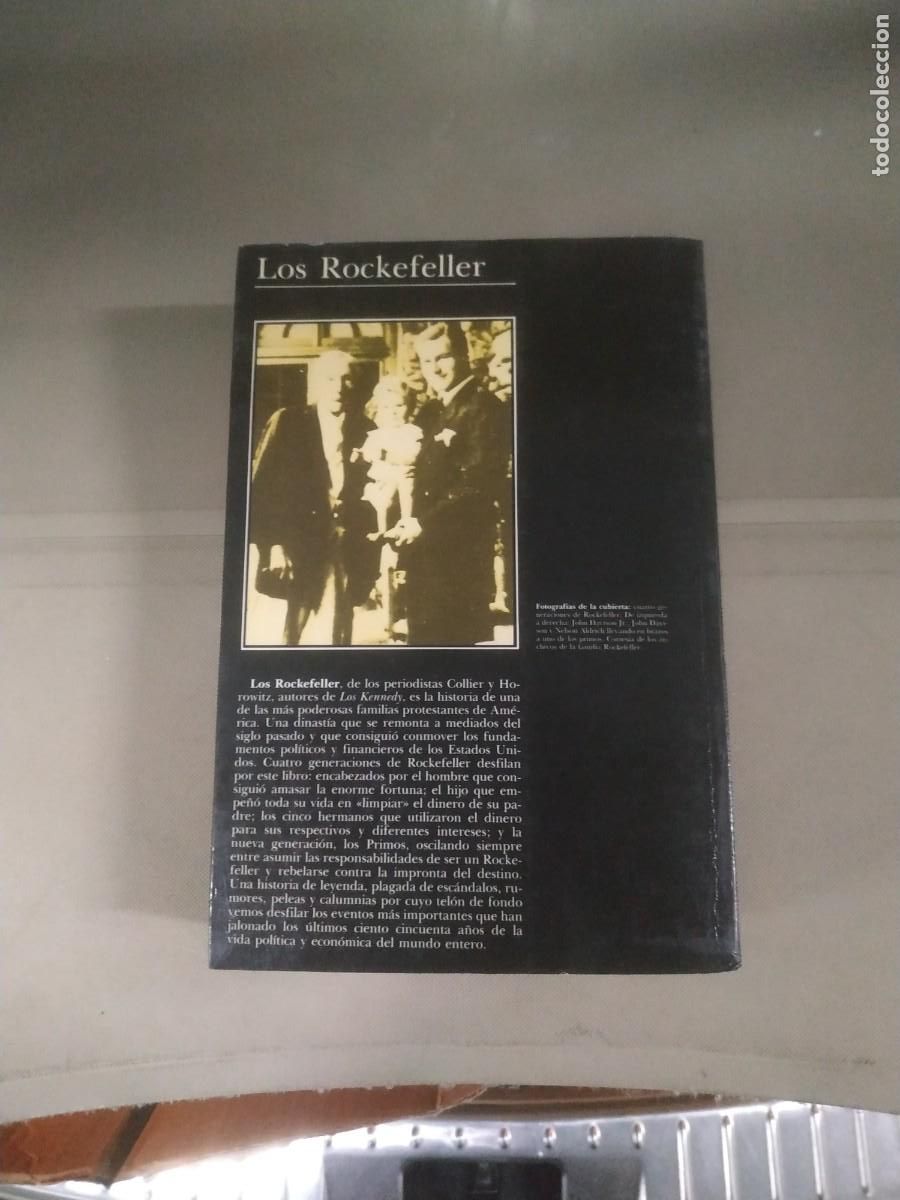Libros de segunda mano: Los Rockefeller - Peter Collier y David Horowitz. Tusquets - Foto 2