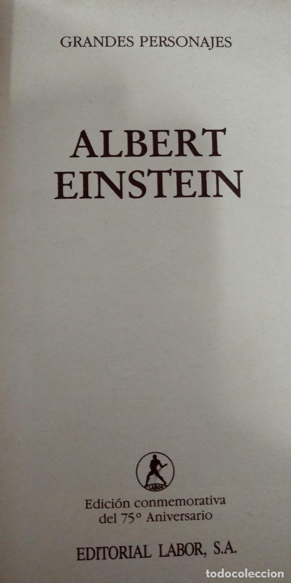 Libros de segunda mano: Albert Einstein Ernesto Garc&iacute;a Camarero - Foto 2