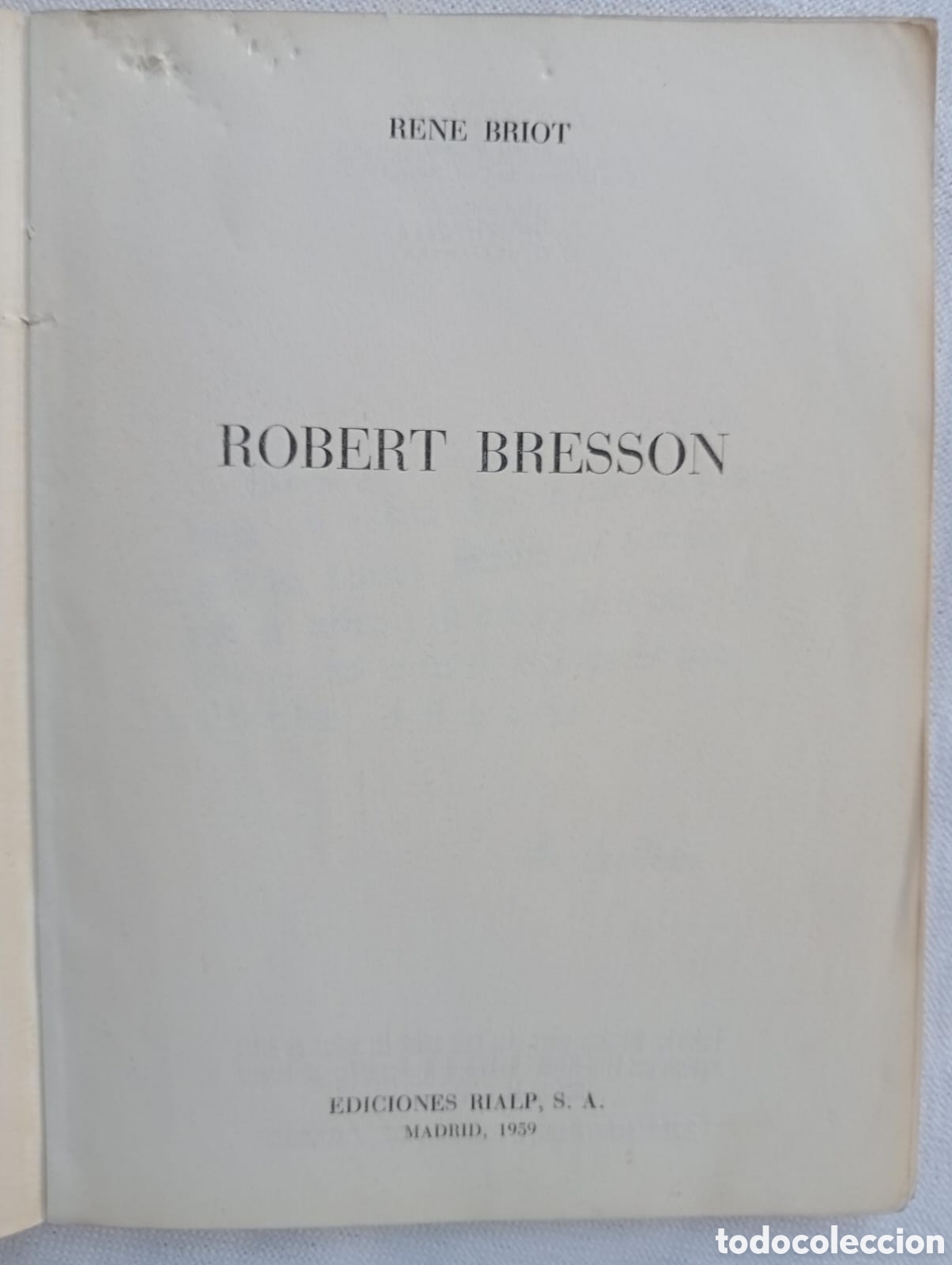 Libros de segunda mano: Robert Bresson / Rene Briot - Foto 2