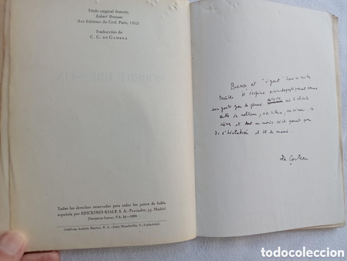 Libros de segunda mano: Robert Bresson / Rene Briot - Foto 3