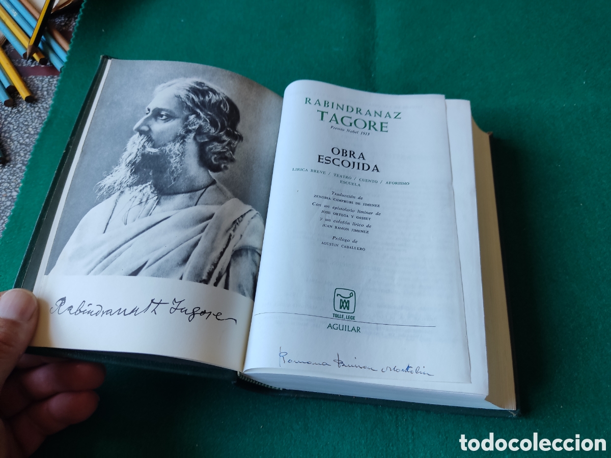 Libros de segunda mano: Libro vida y obra de Rabindranaz Tagore - Foto 2