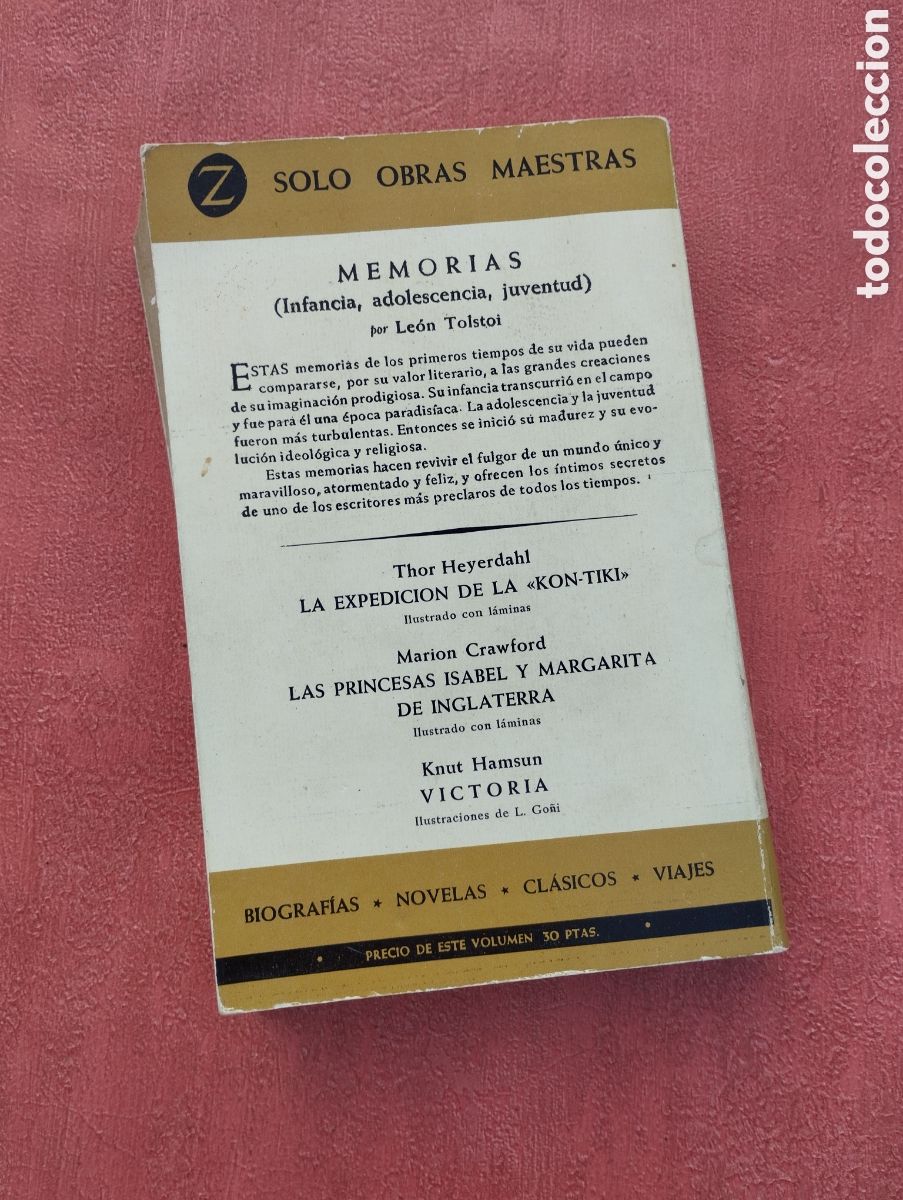 Libros de segunda mano: Memorias. Le&oacute;n Tolstoi. - Foto 3