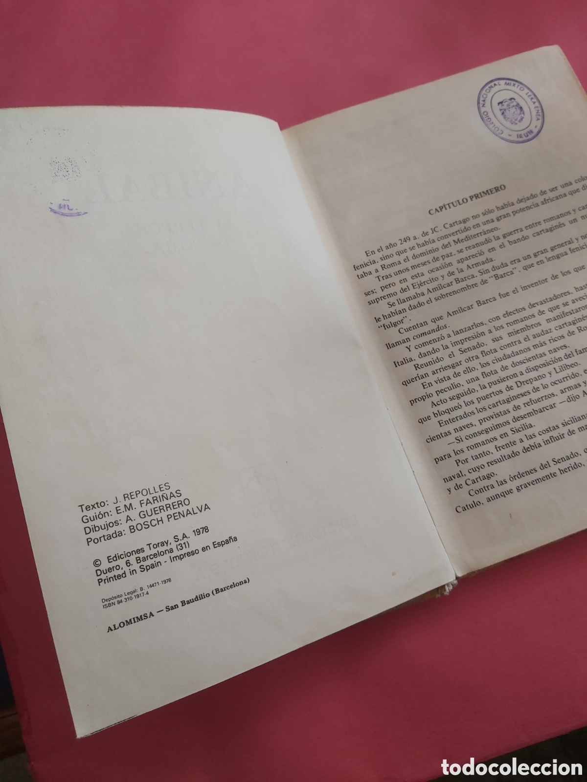 Libros de segunda mano: ANIBAL EL TERROR DE ROMA # TORAY 1978 - Foto 3