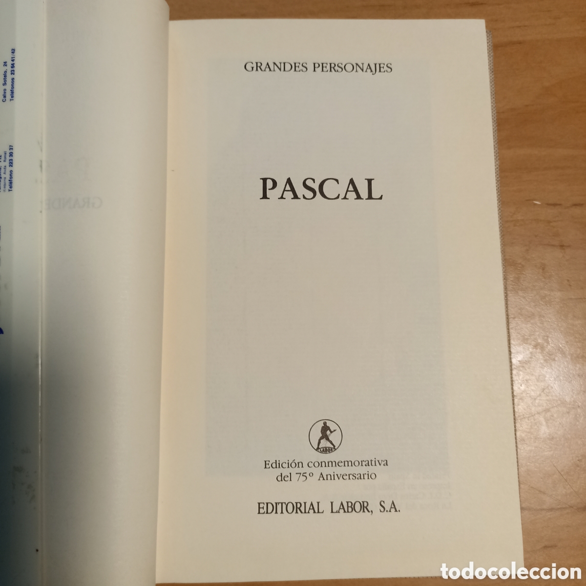 Libros de segunda mano: Pascal por Ana J&aacute;uregui - Foto 1