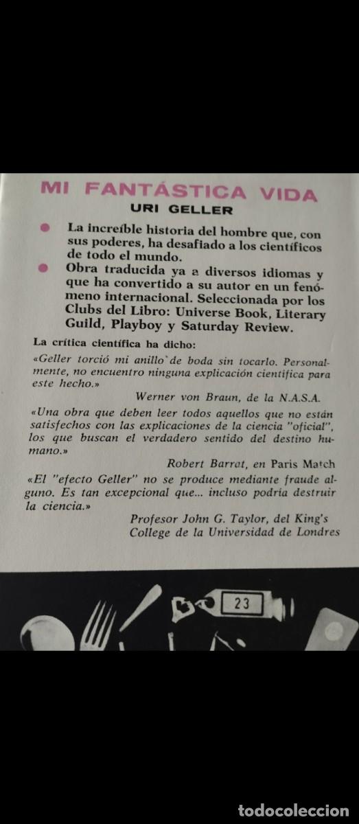 Libros de segunda mano: Uri Geller.&rdquo;mi fant&aacute;stica vida&rdquo; - Foto 4