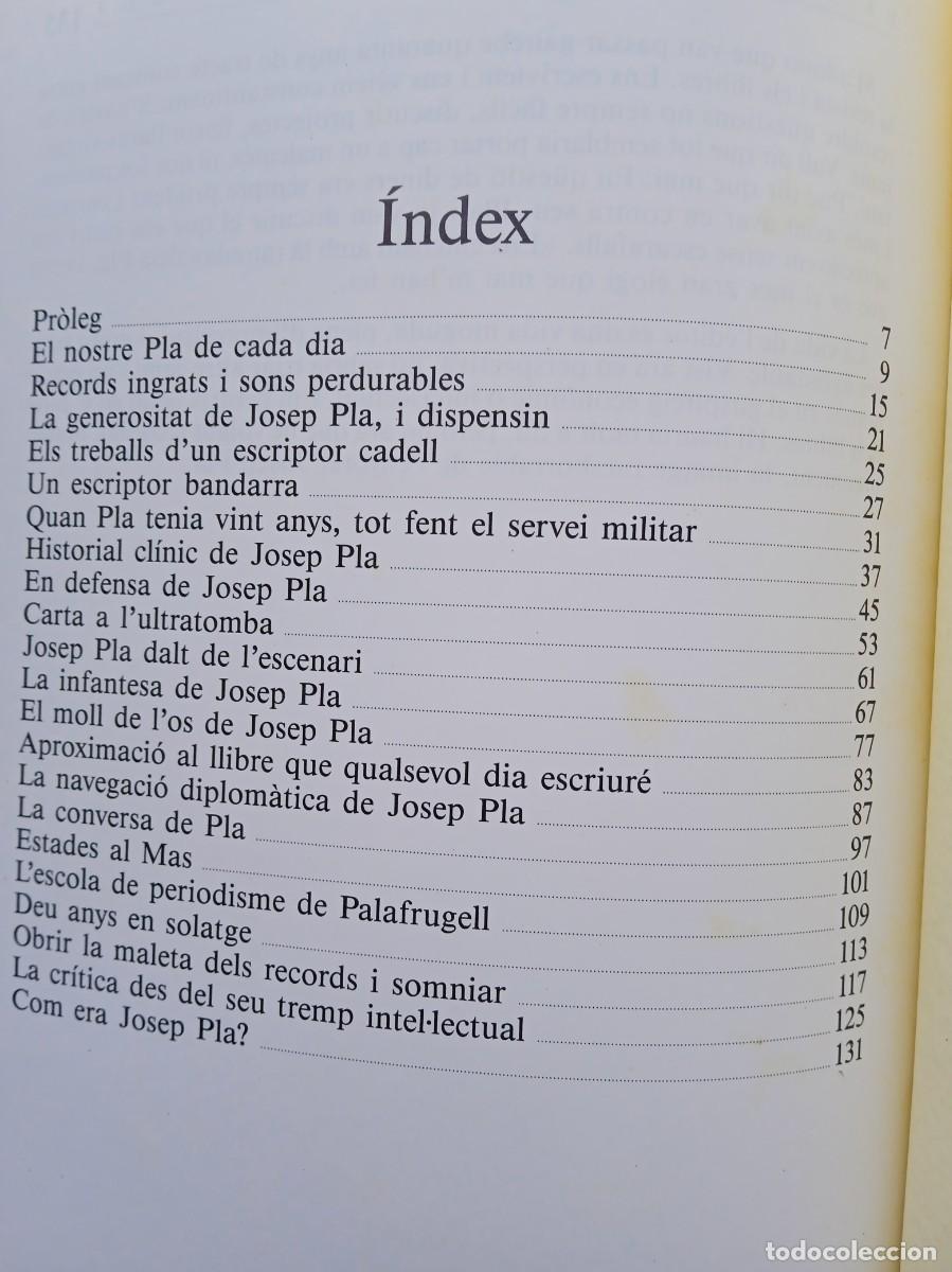 Libros de segunda mano: El Josep Pla que he conegut - Foto 10