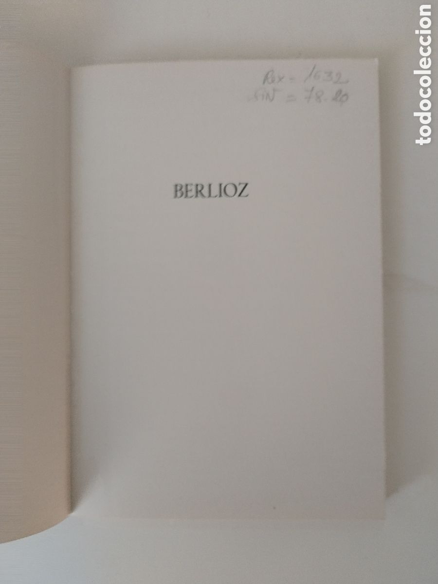 Libros de segunda mano: BERLIOZ/BIOGRAF&Iacute;A... - Foto 2