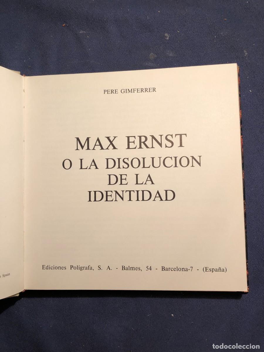 Libros de segunda mano: PERE GIMFERRER: - MAX ERNST - (POLIGRAFA, 1977) - Foto 2