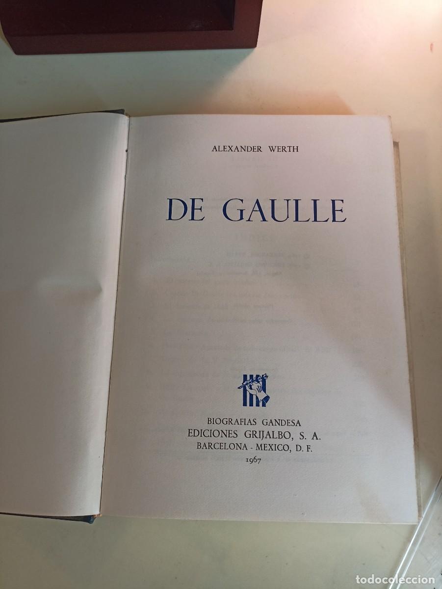 Libros de segunda mano: De Gaulle por Alexandre Werth - Foto 4
