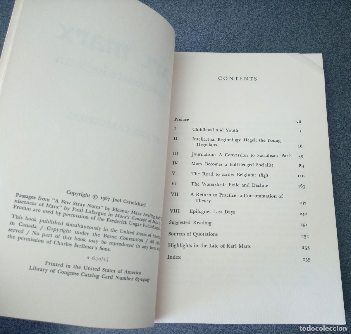 Libros de segunda mano: Karl Marx Joel Carmichael - Foto 4