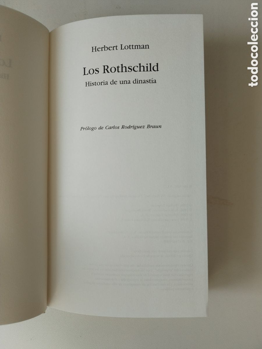 Libros de segunda mano: LOS ROTHSCHILD/HERBERT LOTTMAN - Foto 2