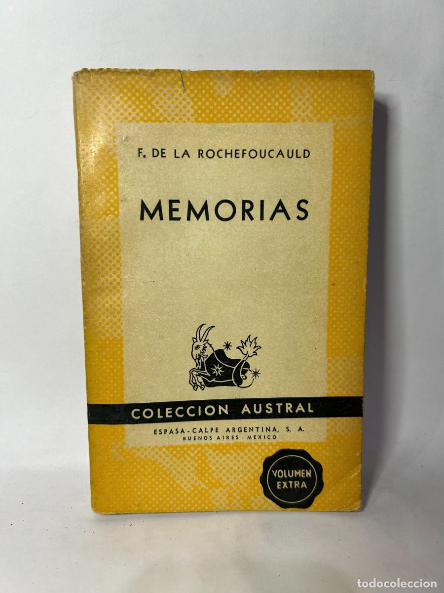Libros de segunda mano: F. DE LA ROCHEFOUCAULD - MEMORIAS - 1949 - Foto 1