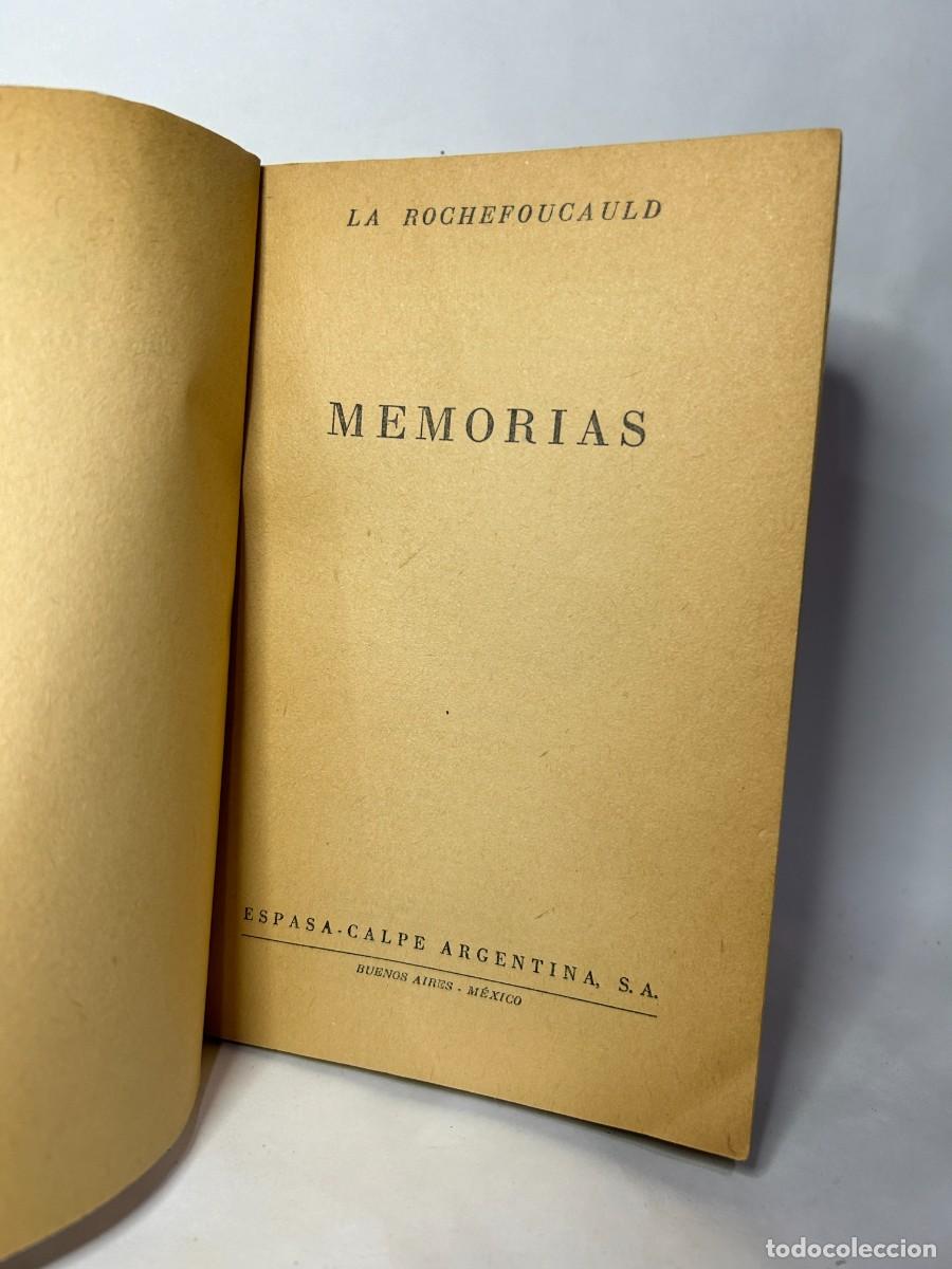 Libros de segunda mano: F. DE LA ROCHEFOUCAULD - MEMORIAS - 1949 - Foto 3