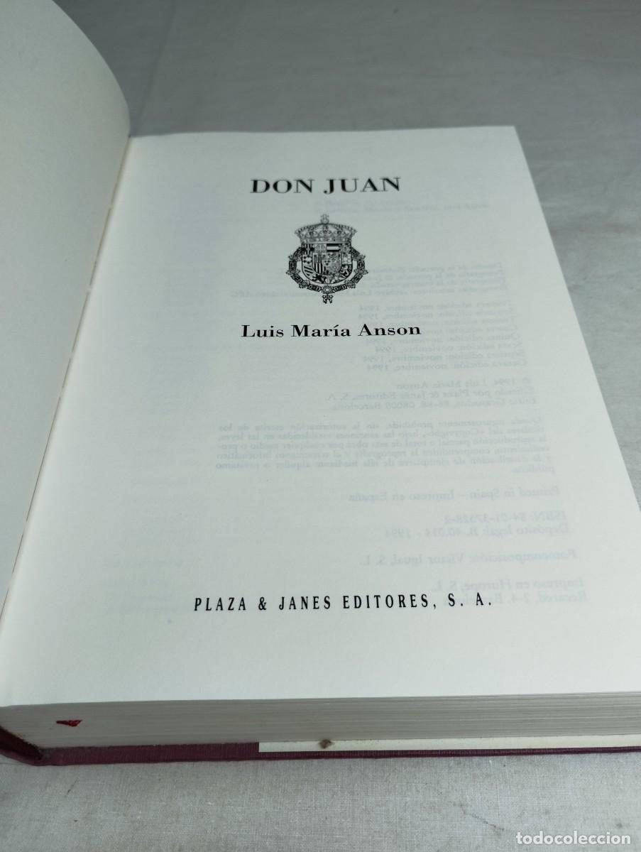 Libros de segunda mano: Don Juan. Luis Mar&iacute;a Anson. - Foto 2