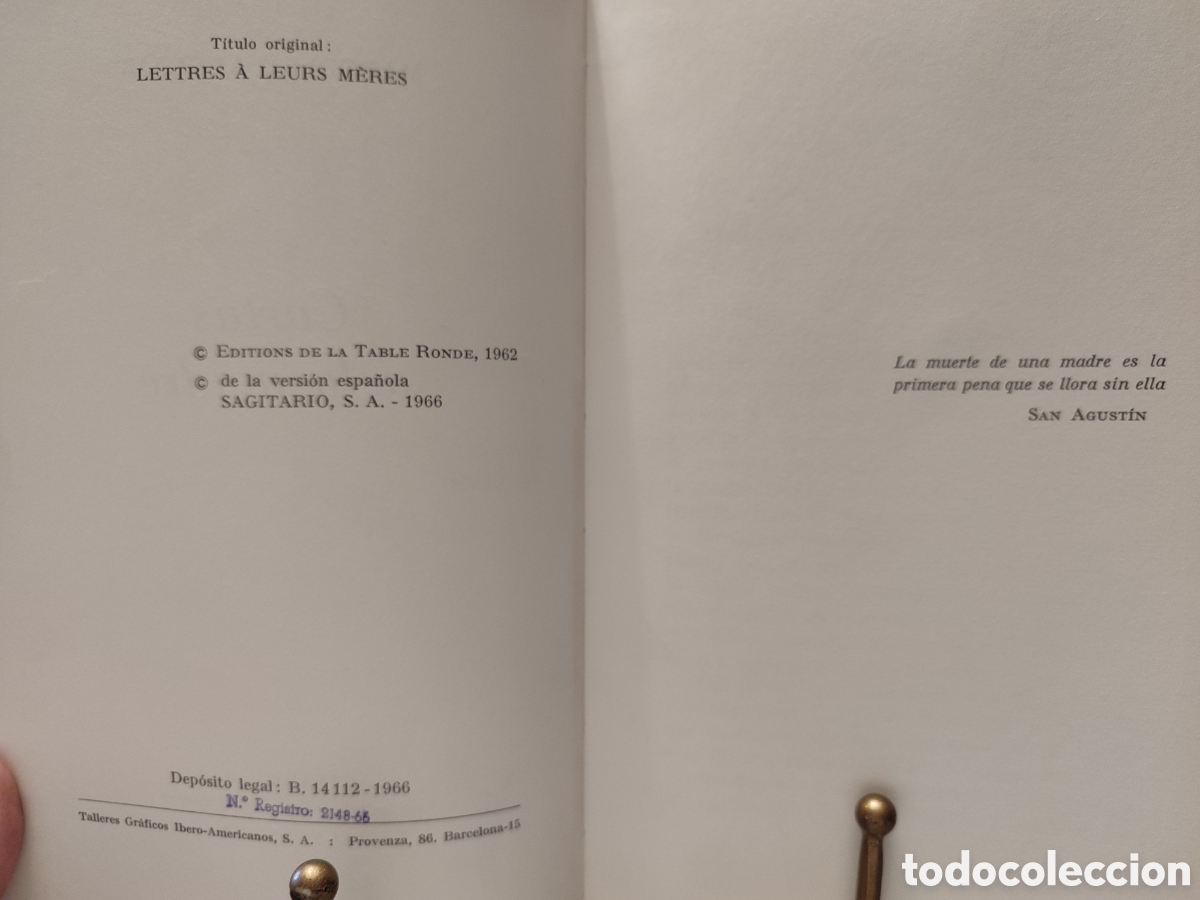 Libros de segunda mano: CARTAS A LA MADRE. Marcelle Auclair. 1966 - Foto 4