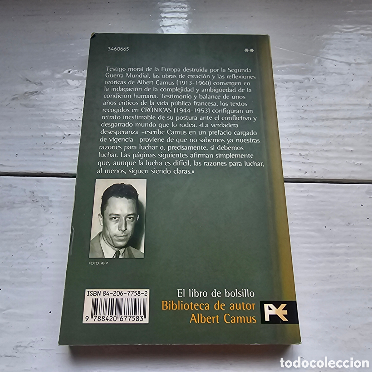 Libros de segunda mano: Albert Camus, Cr&oacute;nicas (1944-1953) - Foto 2